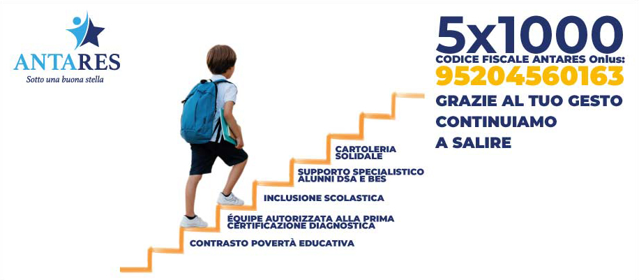 5x1000 ad A.N.T.A.RES. ODV ONLUS C.F. 95204560163
